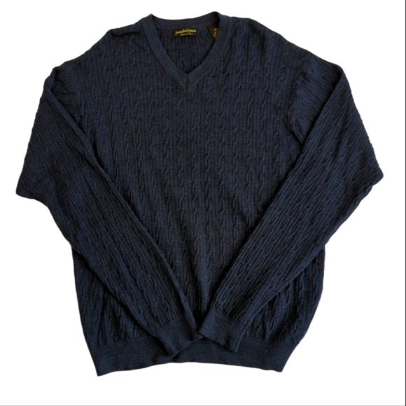 Joseph & Lyman sweater, 100% merino wool, v-neck, size XL, unisex - Picture 1 of 10